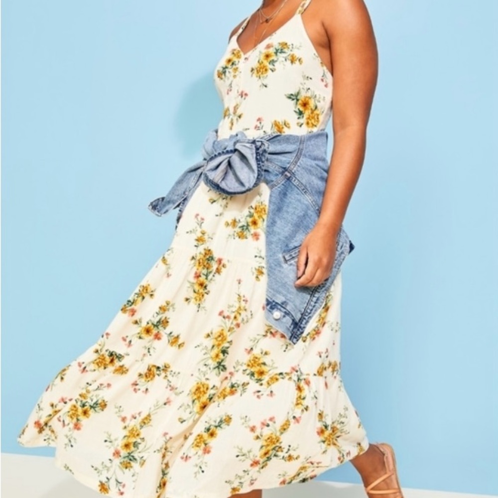 Old Navy tiered midi/maxi dress
